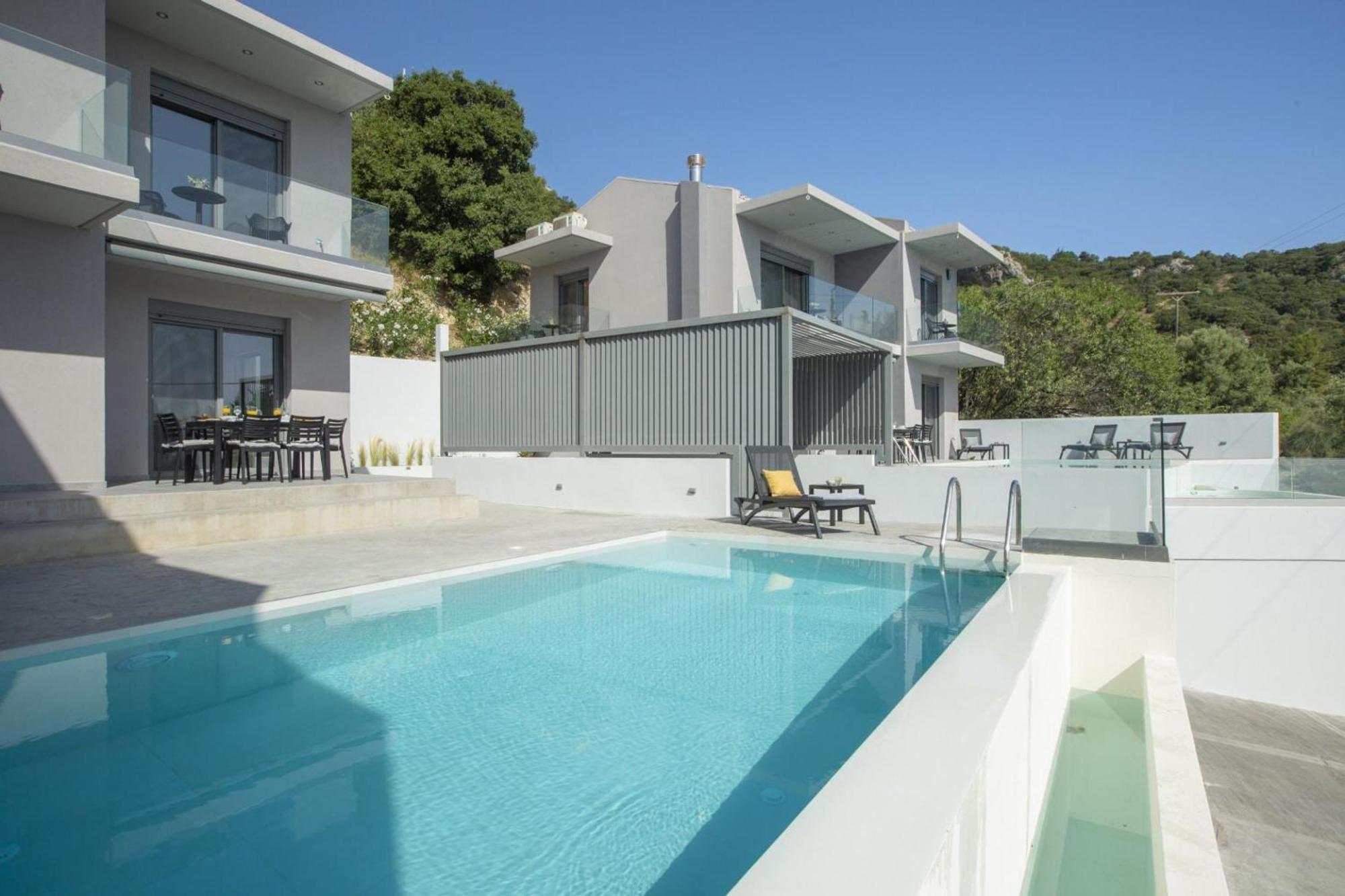 Apolpaina Aloft Luxury Villas Lefkada - Heated Pool מראה חיצוני תמונה
