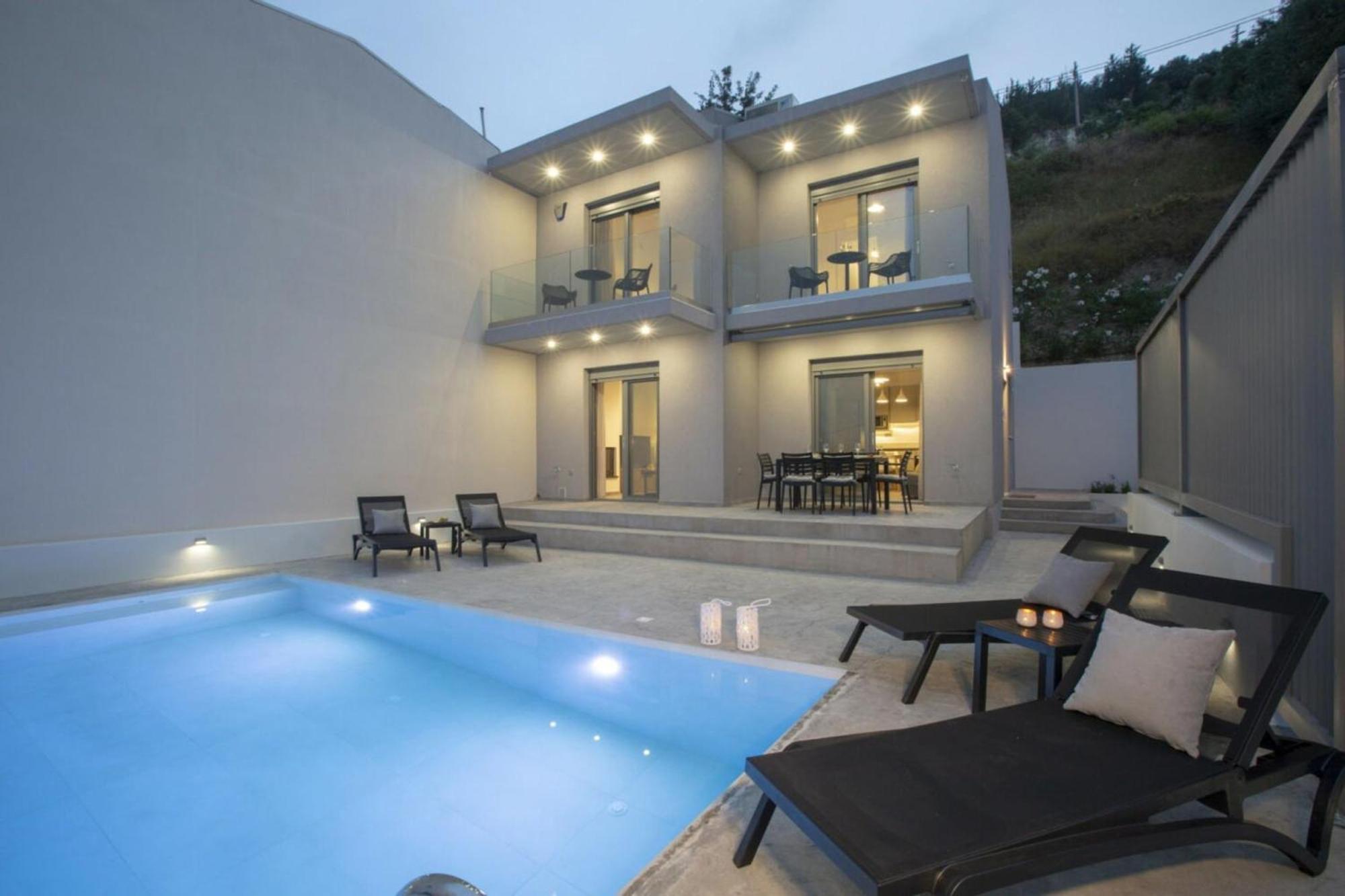 Apolpaina Aloft Luxury Villas Lefkada - Heated Pool מראה חיצוני תמונה
